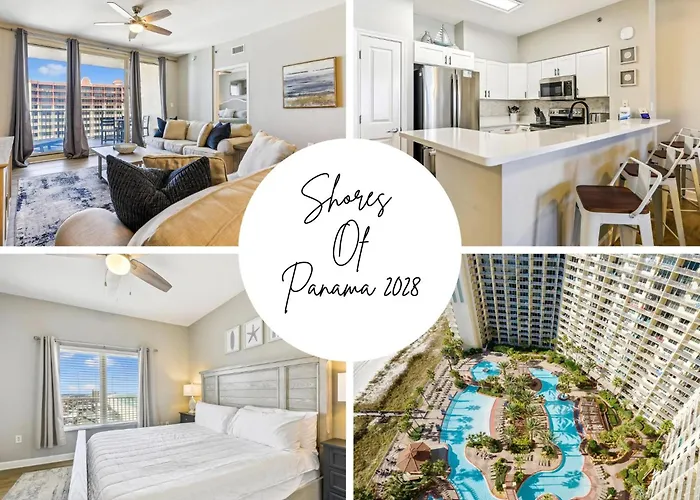 Shores Of Panama 2028 - Luxurious Gulf-Front 3 Bedroom 3 Bath Sleeps 10 Condo